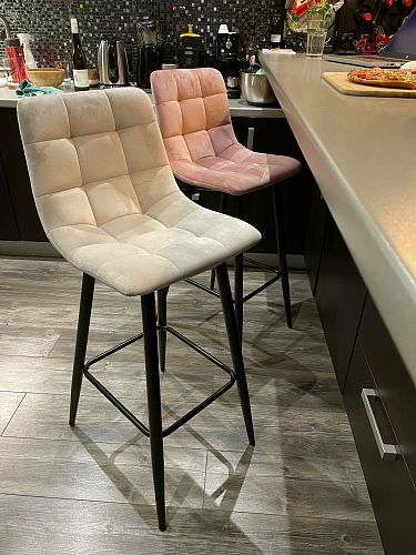 Барный стул Lecco UF910-05 dark grey фото покупателя 3